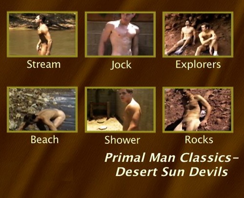 Primal Man Classics- Desert Sun Devils gay dvd