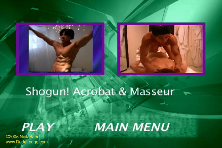Shogun Acrobat Masseur gay dvd