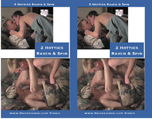 2 Hotties Raven and Spin-gay-dvd