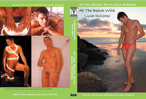 At The Beach With Luca DiCorso-gay-dvd