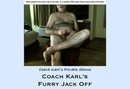 Coach Karl's Furry Jack Off-gay-dvd