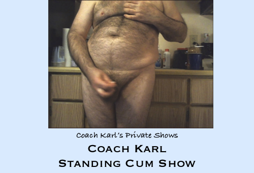 Coach Karl Standing Cum Show-gay-dvd