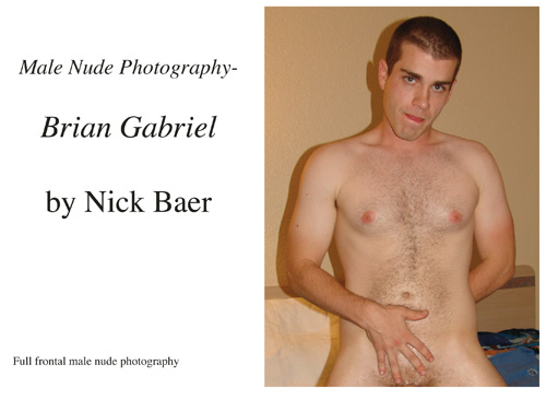 Male Nude Photography- Brian Gabriel-gay-dvd