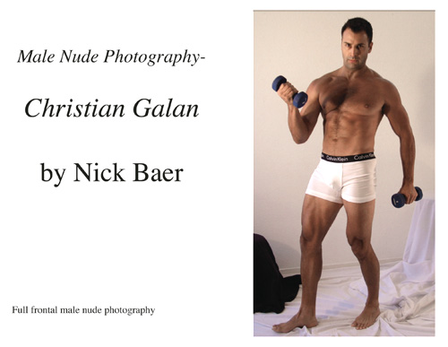 Male Nude Photography- Christian Galan-gay-dvd