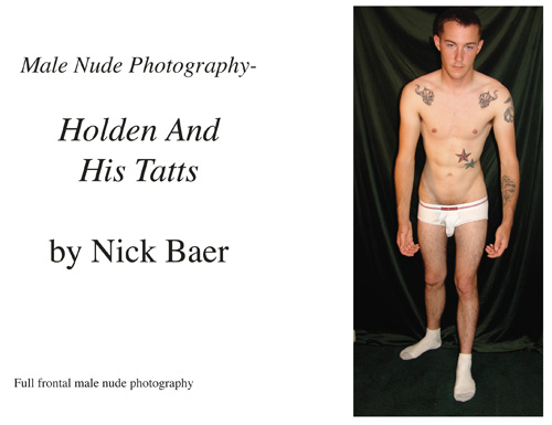 Male Nude Photography- Holden And His Tatts-gay-dvd