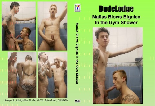 Matias Blows Bignico In the Gym Shower-gay-dvd