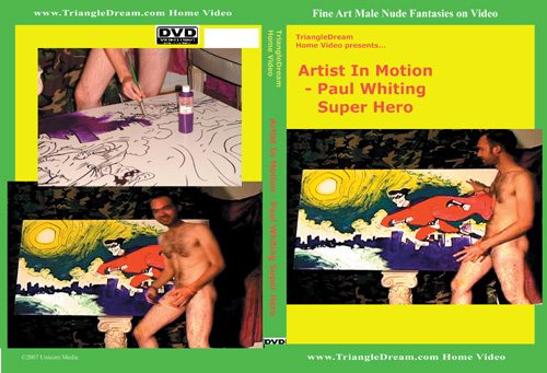 Primal Man Artist In Motion - Paul Whiting Super Hero-gay-dvd