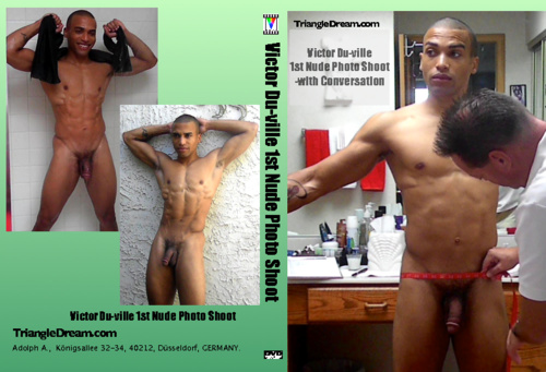 Victor Du-ville 1st Nude Photo Shoot- with Conversation-gay-dvd